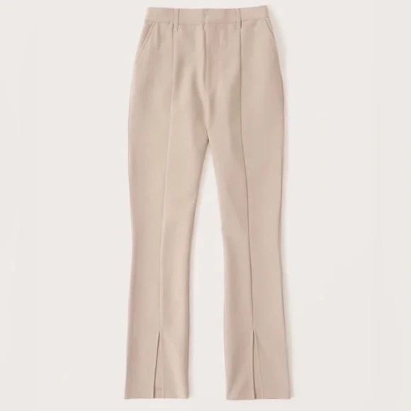 Abercrombie & Fitch Pants - ABERCROMBIE & FITCH- The Skinny Ultra High Rise Split-Hem Straight Pant- 4S